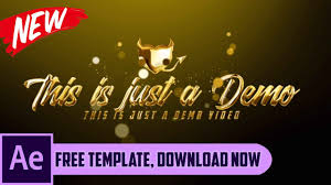 21 animations et templates after effects à télécharger & explorer. Golden Text Intro Free After Effects Template 2019 Best Golden Logo Text Animation Youtube