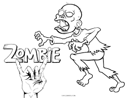 You're welcome to embed this image in your website/blog! Free Printable Zombie Coloring Pages For Kids
