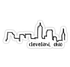 This item is currently unavailable. Cleveland Ohio I Sticker Hydroflask Sticker Cleveland Skyline Iphone Case Stickers