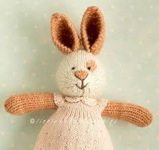 Peter Pan Collar Little Cotton Rabbits Rabbit Knitting Pattern Animal Knitting Patterns