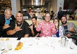 Dennis Chun Taylor Wily Malia Jones Chef Morimoto Teilor Grubbs And Alex O Loughlin At Chef Morimoto Birthday Cel Hawaii Five O Alex O Loughlin Malia