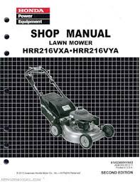 Honda hrr216 gas walk behind mower parts sears partsdirect. Honda Mower Repair Manual