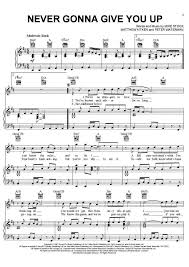 Google has many special features to help you find. Never Gonna Give You Up Piano Sheet Music