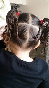 Baby Girl Hair Style Asymmetrical Haircut Little Girl Short Hair Braids 20190611 Shorthairdos Baby Girl Hair Little Girl Hairstyles Hair Styles