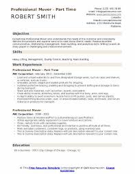 Professional Mover Resume Samples Qwikresume