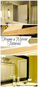 We did not find results for: Remodelaholic Bathroom Mirror Frame Tutorial