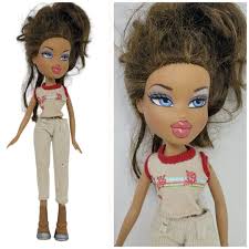 Muñeca Bratz Vintage DANA CABELLO MARRÓN Ojos Azules Ropa Zapatos