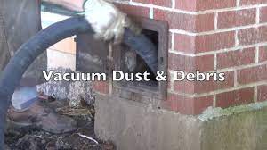 This fireplace from diy network takes red brick from ordinary to beautiful with a bright white mantel. Diy Chimney Liner Replacement Part 1 Removing Clay Liner Youtube