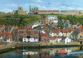 Whitby Harbour Is A Stunning Realist Painting By The Award Winning Artist Richard Harpum Well Known For His Meticulous Att North Yorkshire Whitby Whitby Abbey