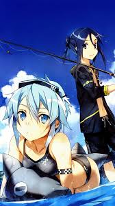 See over 1,537 sinon images on danbooru. Sword Art Online 2 Kirito Sinon Magic Thl W8 Wallpaper 1080 1920 Kawaii Mobile