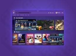 Twitch App Concept 1 Twitch App Design Thinking Process App