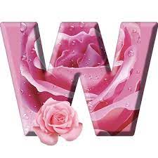 · small letter a to z: Buchstabe Letter W Girly Scrapbook Lettering Alphabet Lettering Design