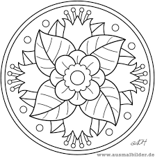 Mandalas Para Colorear Niños