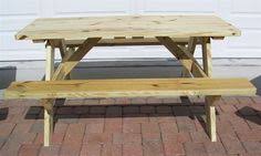 Handmade 6 8 Wood Picnic Tables Delivery Available Orlando Picnic Table Outdoor Tables Outdoor Decor