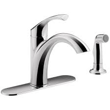 So, for faucets, everything that is sold in the kohler store is fully made from brass, whereas did you take kitchen functionality up a notch this year? Kohler Mistos Single Handle Standard Kitchen Faucet With Side Sprayer In Polished Chrome K R72508 Cp The Home Depot