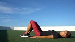 The glute bridge is among the simplest bodyweight exercises in its most basic form. Shutterstock