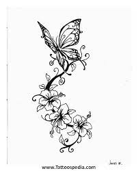 Ladies Butterfly Tattoo Designs 4 Tattoospedia Butterfly With Flowers Tattoo Butterfly Tattoo Designs Flower Tattoo Designs