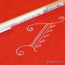 Remember, whatever you traced will be transferred backwards. Transferring Embroidery Designs On Dark Fabric Needlenthread Com