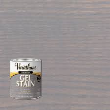 Although it's easier to prep and apply. Varathane 1 Qt Weathered Gray Semi Transparent Interior Wood Gel Stain 355346 The Home Depot
