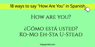 Quick answer in spanish, there are five ways to say you, and they vary according to the number of people being addressed, how well the people involved know each other, and what country the people are in or are from. 18 Fluent Ways To Ask How Are You In Spanish Audio