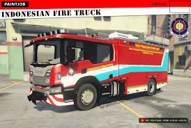 Indonesian Fire Truck Truk Pemadam Kebakaran Indonesia Gta5 Mods Com