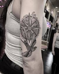 Follow nate swallow and others on soundcloud. Compass And Swallow Tattoo By Nate High Voltage Tattoo Facebook