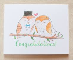 Wedding Congratulations Greeting Card Handmade Hand Drawn Etsy Wedding Congratulations Card Wedding Congratulations Greeting Cards Handmade