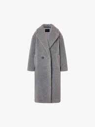 MO&Co. Women's Longline Teddy Coat