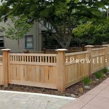 Place the wooden fencing panel between two posts with fence clips. More Custom Wood Fences 1 By Prowell Woodworks Wood Fence Fence Design Privacy Fence Designs