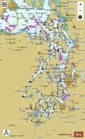 Chart Bay 1 Puget Sound Nautical Mile Scandinord Co