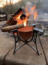 I welded this fire pit together from ⅛ steel plate and ⅛ square tube. Steampunk Cigar Ashtray Etsy