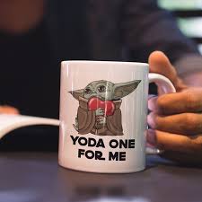Yoda One For Me Mug Star Wars Jokes Mugs Star Wars Merchandise