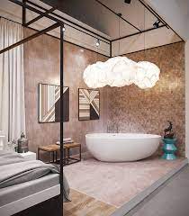 E' un modello adatto per bagni dalle pareti sgombre contro cui poggiarla contro. Vasca Da Bagno In Camera Da Letto 24 Idee Per Diversi Stili Mondodesign It