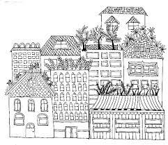 It is the urban equivalent of a landscape. Cityscape San Francisco Coloring Pages City Drawing Mandala Coloring Pages