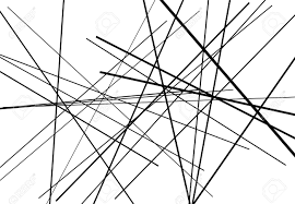 Two or more lines intersect when they share a common point. Abstract Geometric Art With Random Chaotic Lines Straight Crossing Intersecting Lines Texture Stripes Pattern Royalty Free Cliparts Vectors And Stock Illustration Image 142889743