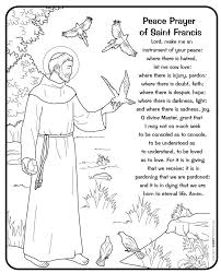 Printable Stylist Design St Francis Of Assisi Coloring Page Saint Pages For Kids From Awesome Design Ideas S St Francis Assisi Saint Francis Prayer St Francis