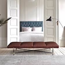 handvark daybed in leather interieur huiskamer woonkamer