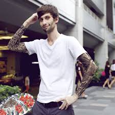 Back tattoos if your man has back tattoos, you'll love watching him walk away as much as you love seeing him approach. Buy Influx Of Men Tattoo Sleeve Tattoo Sleeves Riding Tattoo Flower Arm Tattoo Arm Sleeve Cuff Sleeves Ice Silk Sunscreen Mosquito Fishing Gloves In Cheap Price On M Alibaba Com