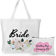 Appetizer plates appetizer plates are a great bridal shower gift. Bride Tote Purse Makeup Bag Cosmetic Pouch Bridal Shower Gift Wedding Day Emergency Kit Survival White Wedding Tote Bride S1 Buy Online At Best Price In Uae Amazon Ae