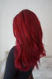 Bright Red Hair Using Pravanna Orchid And Joico Red Dyed Red Hair Bright Hair Hair Color Shades