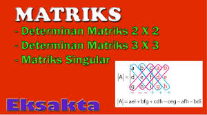 Check spelling or type a new query. Soal Determinan Matriks Ordo 3x3 Safekey