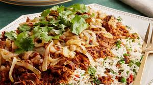 Fresh Ginger Adds Intrigue To These Sweet And Savory Caramelized Onions They 39 Re The Ideal Garnish For Martha 39 S Beef Birya Beef Biryani Biryani Recipes