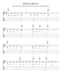 Fortunately, there are legal free sheet music resources on the internet to help you. Jingle Bells Easy Guitar Tabs Staff Notation Chord Chart Sheet Music For Guitar Solo Musescore Com