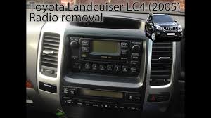 Toyota 2013 fj cruiser there are four connectors i would like to connect to my 12.5 android. Toyota Land Cruiser 2003 To 2009 Radio Removal Lc3 Lc4 Lc5 Prado By Vog Vegoilguy Youtube