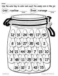 Printable Fall Themed Odd And Even Worksheet