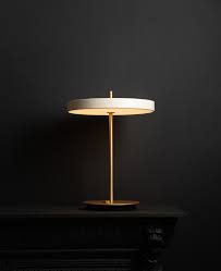 White And Gold Table Lamp Umage Asteria Pearl White