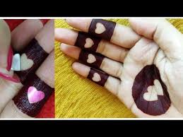Simple Easy Heart Gol Tikki Mehendi Design Simplest And Beautiful Dark Stain Mehend Mehndi Designs For Fingers Finger Henna Designs Mehndi Designs For Hands