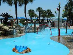 Main Lagoon Pool With Splash Pad For Kids Edgewater Beach Beach Resorts Lagoon Pool