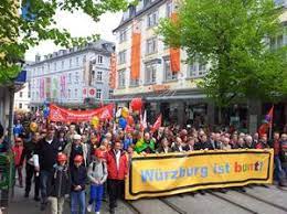Nein, sie kamen nicht nach würzburg, die rechten am 1. Wurzburg Ist Bunt Unterfranken