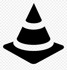 Find the perfect traffic signs black & white image. Obstacle Traffic Cone Icon Png Clipart 5537918 Pinclipart